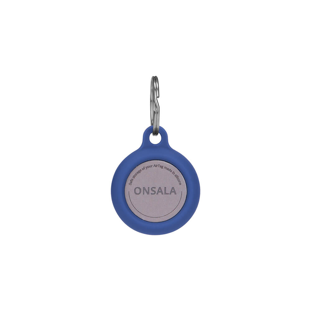 onsala-onsala-airtag-holder-silicone Blue with Keyring