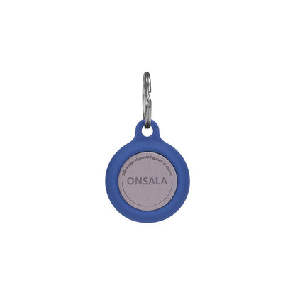 onsala-onsala-airtag-holder-silicone Blue with Keyring