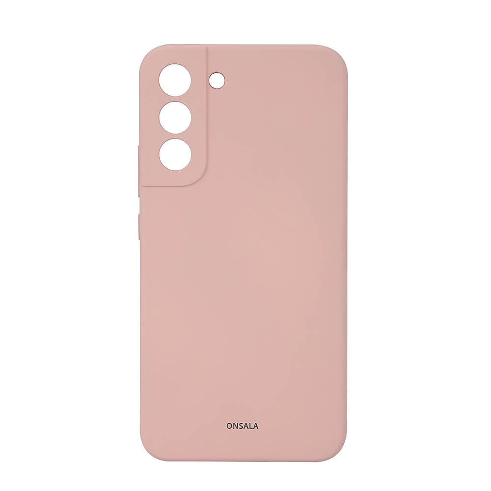onsala-onsala-mobilcover-silicone-sand-pink Samsung S22