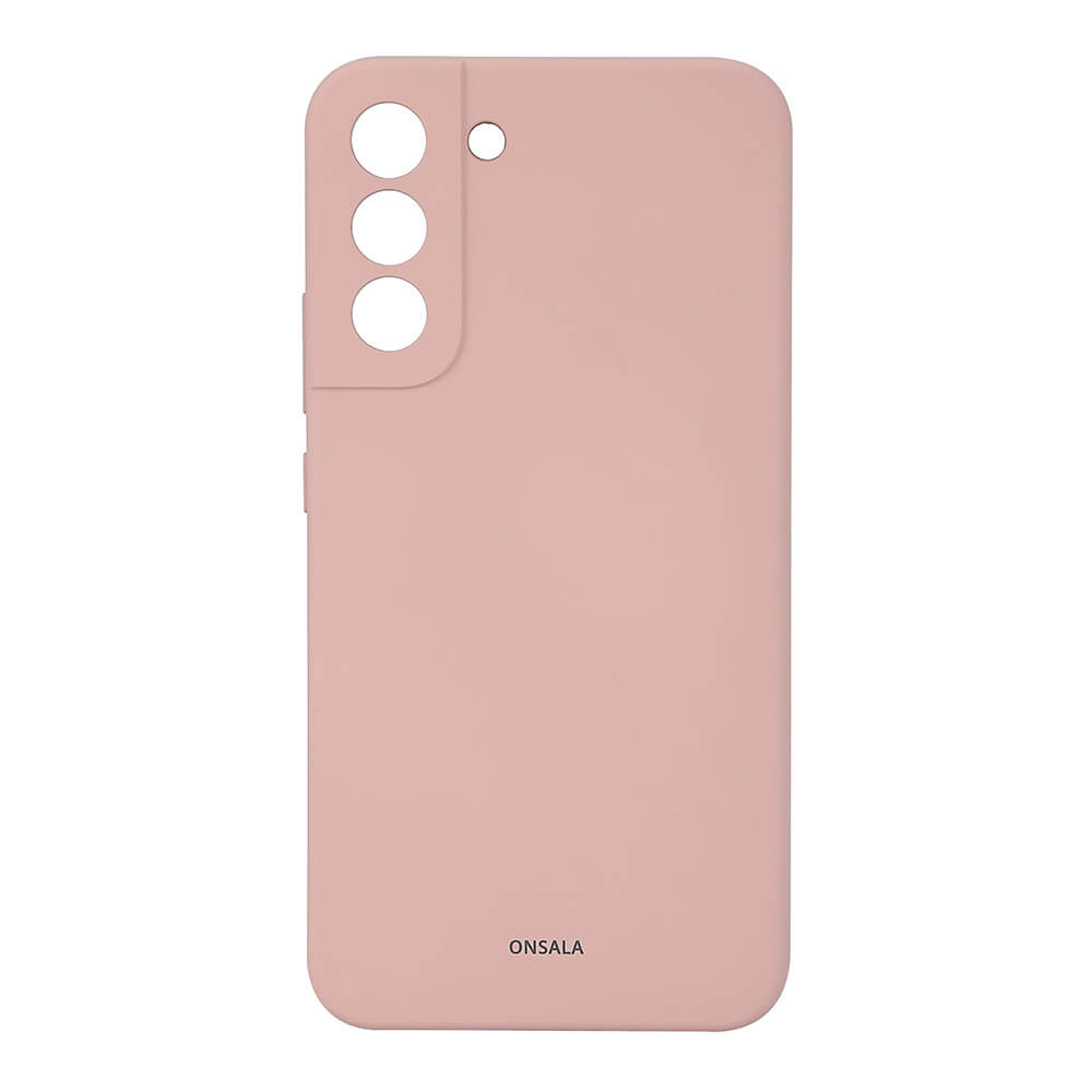 onsala-onsala-mobilcover-silicone-sand-pink Samsung S22+