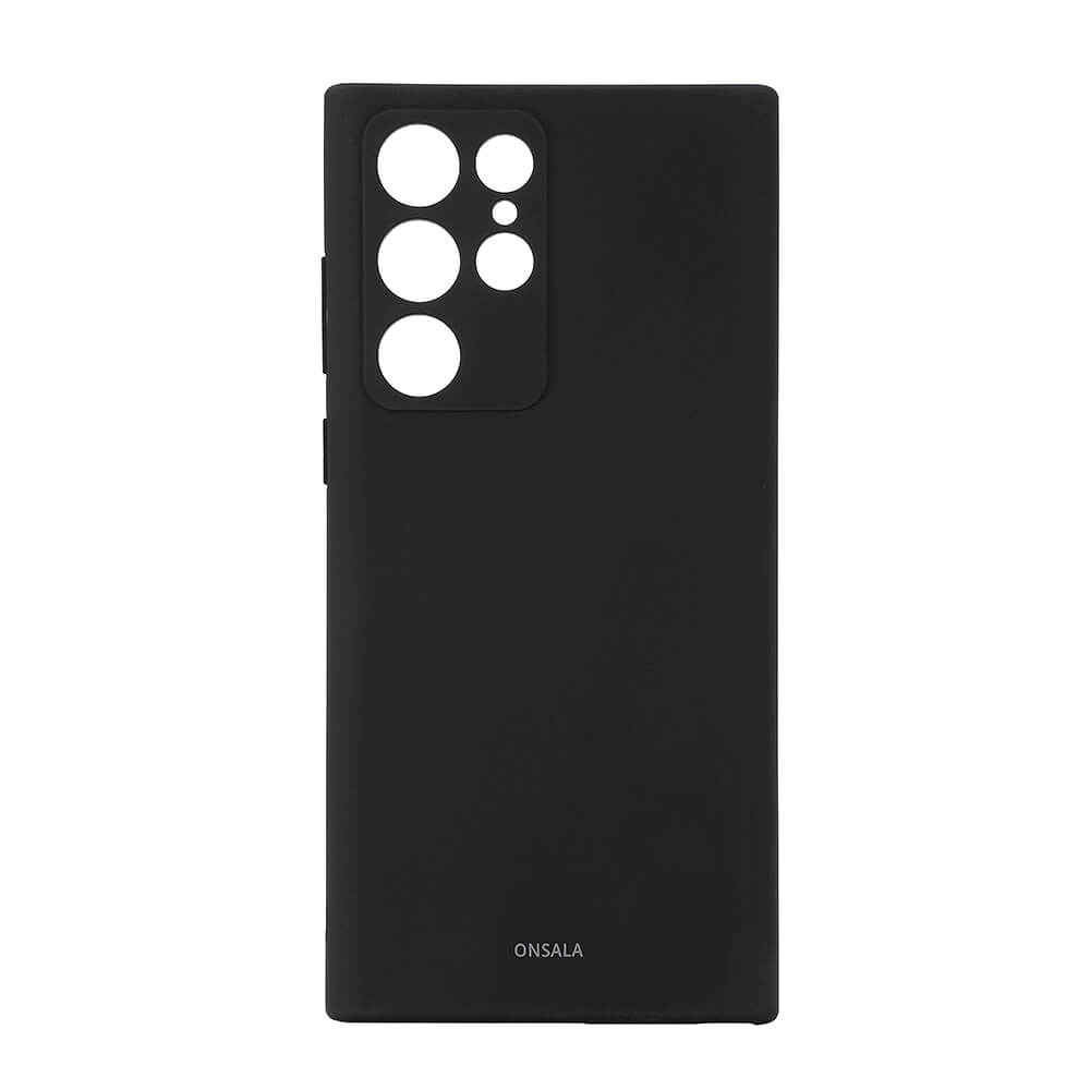 onsala-onsala-mobilcover-silicone-black Samsung S22 Ultra