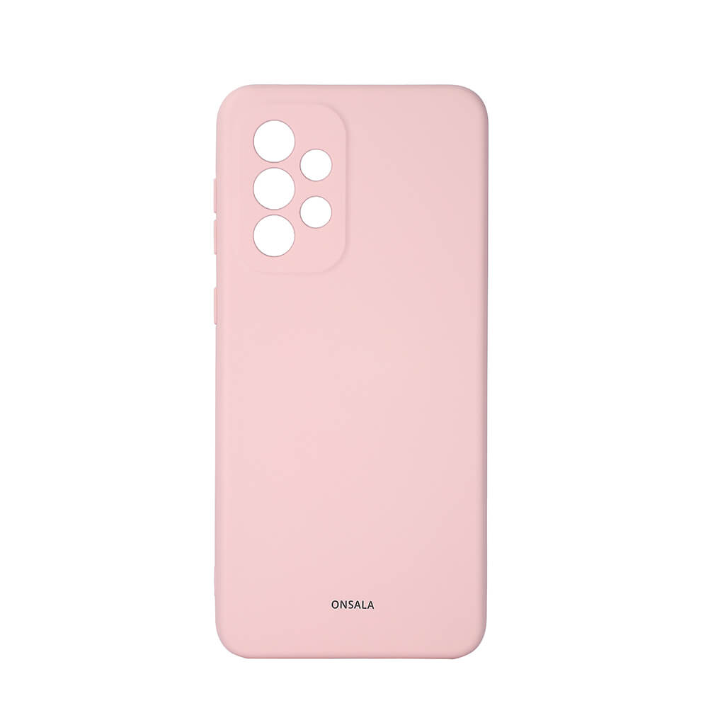onsala-onsala-mobilecover-silicone-chalk-pink Samsung A33 5G