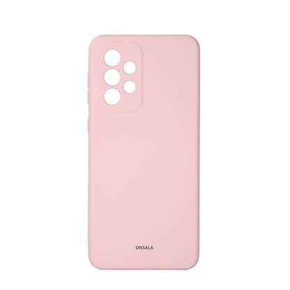 onsala-onsala-mobilecover-silicone-chalk-pink Samsung A33 5G