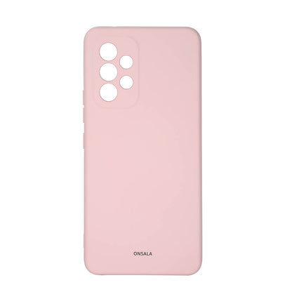 onsala-onsala-mobilecover-silicone-chalk-pink Samsung A53 5G