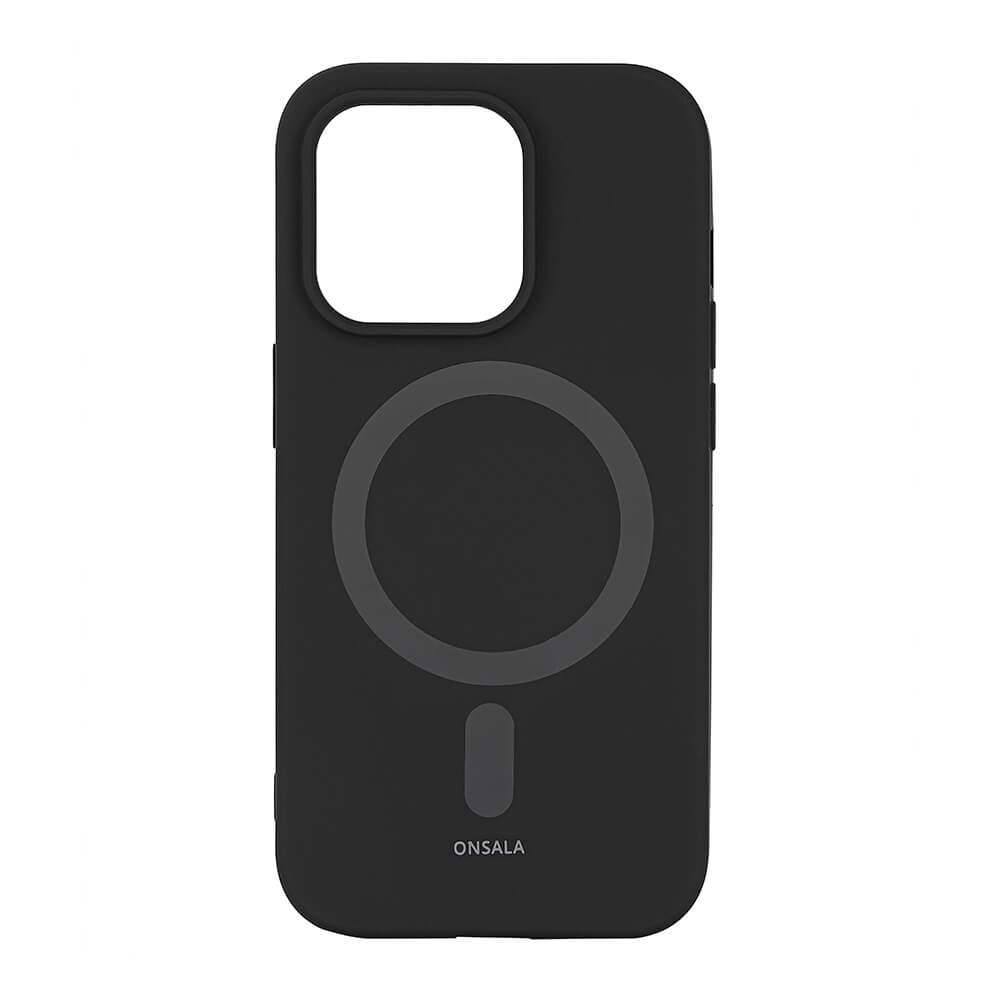 onsala-onsala-backcover-silicone-magseries iPhone 14 Pro Black