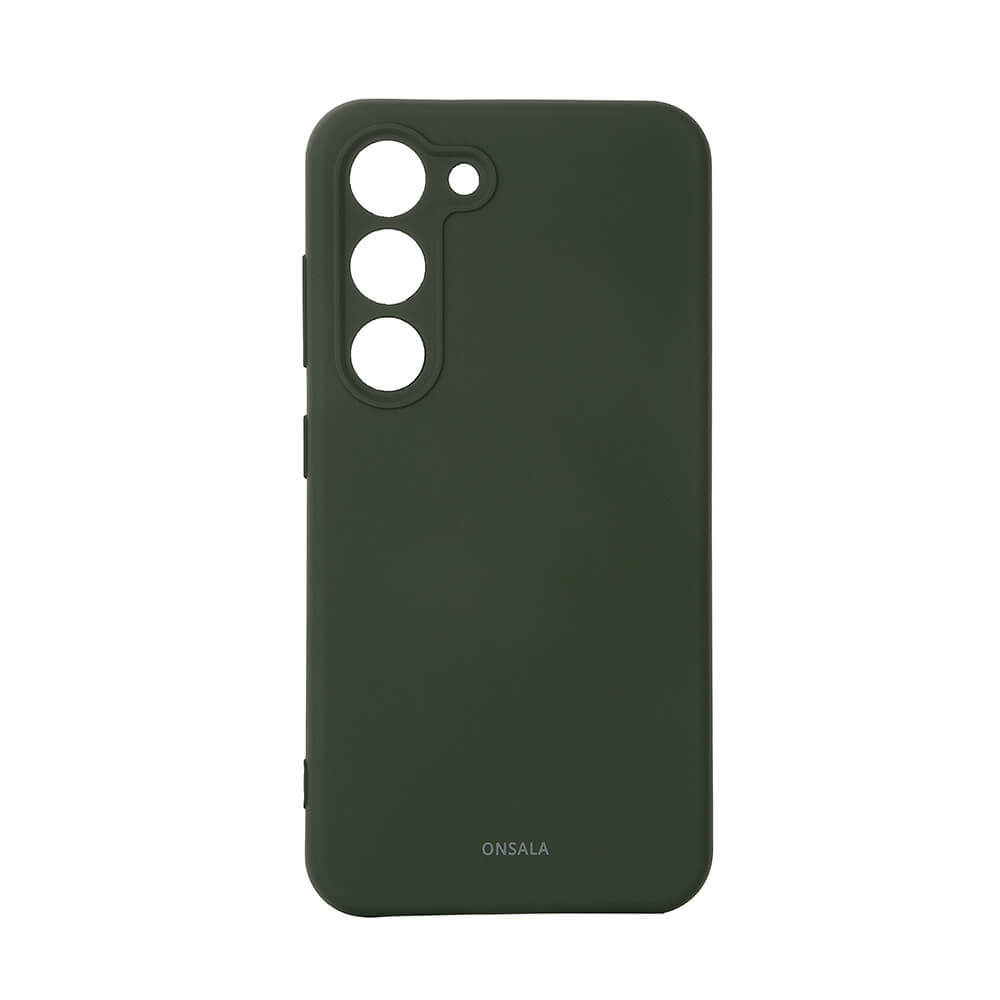 onsala-onsala-backcover-silicone Samsung S23 5G Olive Green