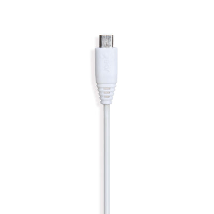 gear-gear-laddkabel-microusb-to-usb-a 0.3m Vit Rund Kabel
