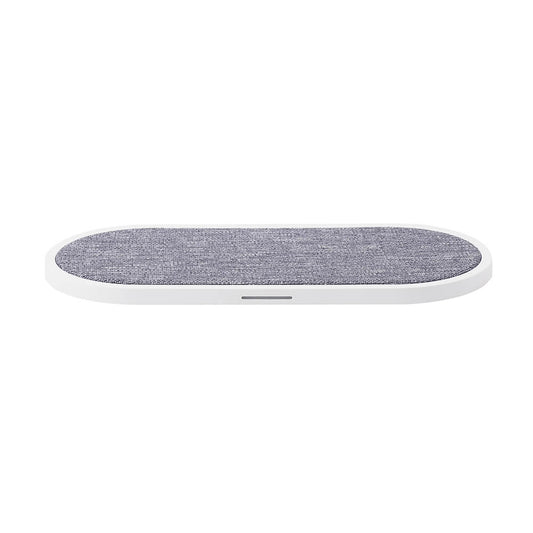 GEAR Trådlös Dual QI Laddare USB-C Ansl.