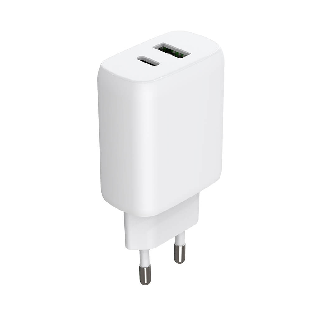 gear-gear-charger-220v-1xusb-c-1xusb-a PD/PPS 30W  + 18W QC White