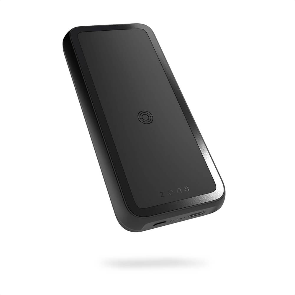 zens-zens-magnetic-qi-powerbank-one-side-qi 10000mAh Black