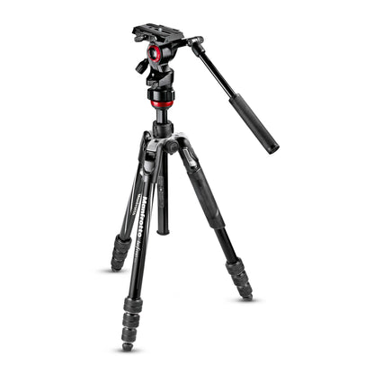 manfrotto-manfrotto-stativkit-video Befree Live Twist Alu Svart Aluminium