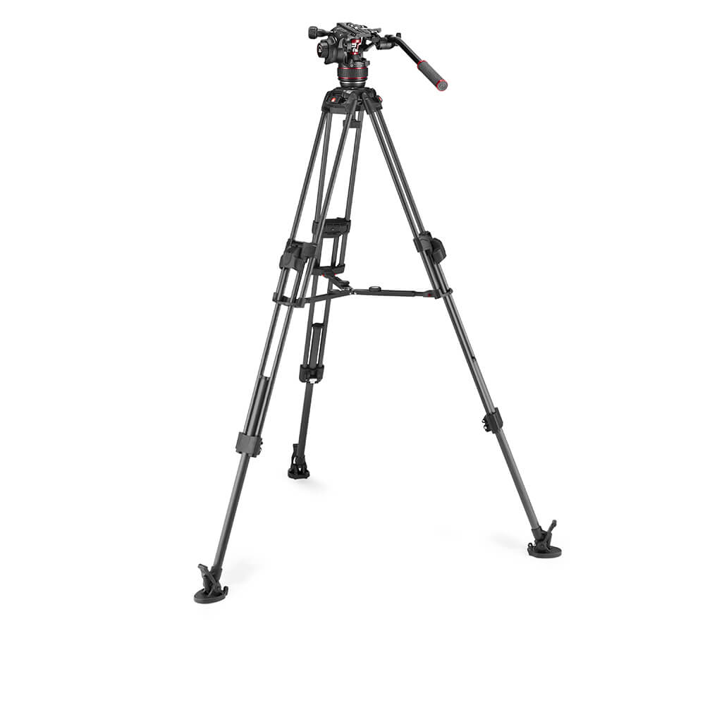manfrotto-manfrotto-stativkit-video Nitrotech 608 + 645 Fast Twin MS Kolfiber