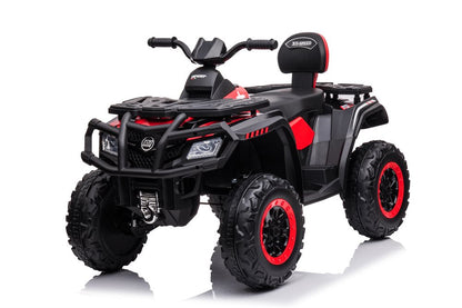 Azeno Dirty Raptor III – kraftfull ATV med gummidäck | Fyrhjuling för barn 3–8 år