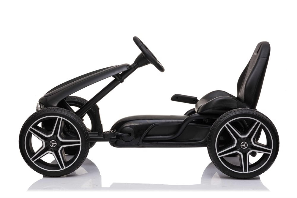 Mercedes Trampbil Gokart Gummihjul och justerbar sits – För barn 3–8 år
