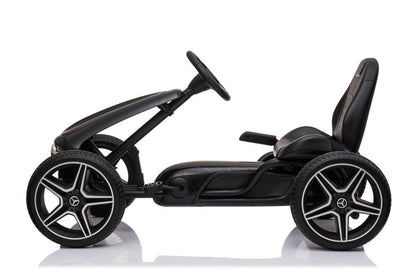 Mercedes Trampbil Gokart Gummihjul och justerbar sits – För barn 3–8 år