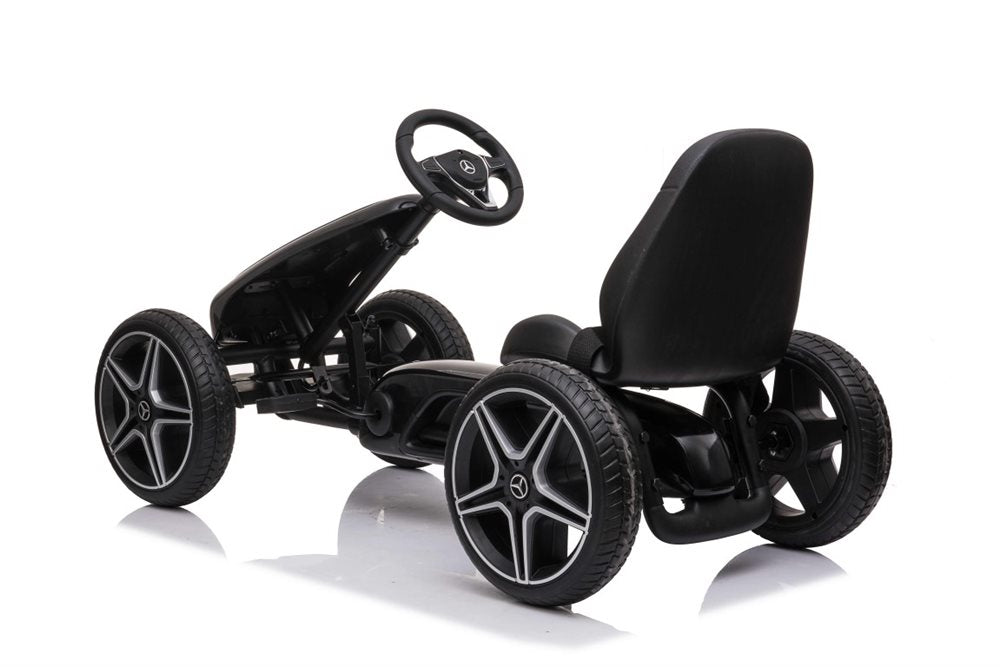Mercedes Trampbil Gokart Gummihjul och justerbar sits – För barn 3–8 år
