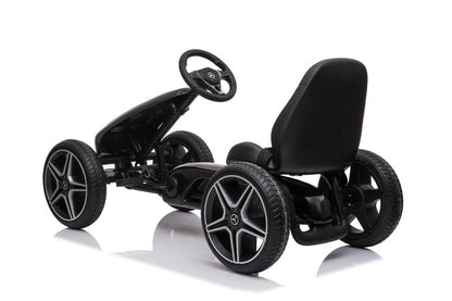 Mercedes Trampbil Gokart Gummihjul och justerbar sits – För barn 3–8 år