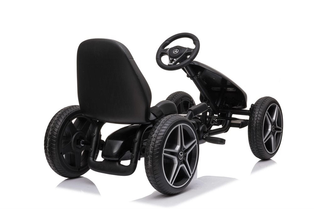 Mercedes Trampbil Gokart Gummihjul och justerbar sits – För barn 3–8 år