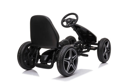Mercedes Trampbil Gokart Gummihjul och justerbar sits – För barn 3–8 år