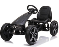 Mercedes Trampbil Gokart Gummihjul och justerbar sits – För barn 3–8 år