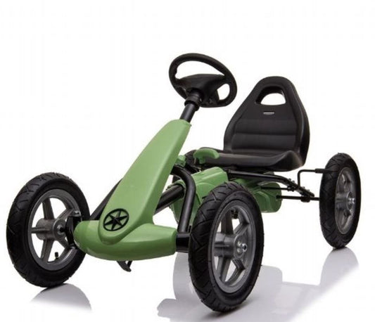 GT Edition Go-Kart – trampbil med gummihjul och sportstol - Från 3 år