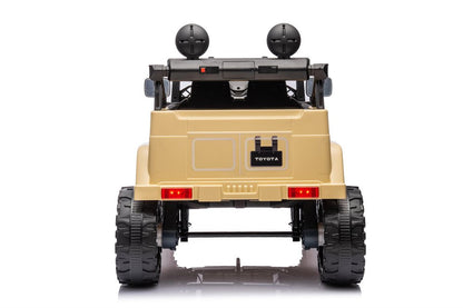 Toyota FJ Cruiser elbil för barn 12V – 4 motorer, gummihjul & fjärrkontroll | Elbil barn offroad