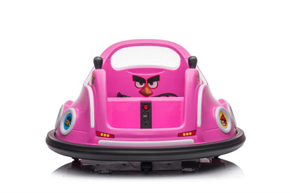 Angry Birds bumper elbil för barn 3–5 år Rosa