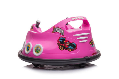 Angry Birds bumper elbil för barn 3–5 år Rosa