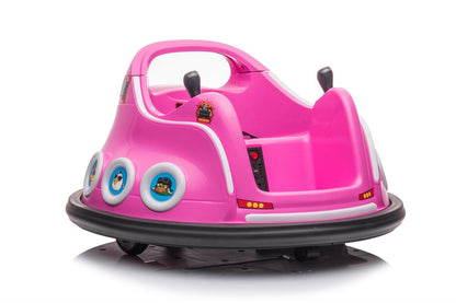Angry Birds bumper elbil för barn 3–5 år Rosa