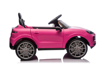 Porsche Cayenne Elbil för barn Rosa