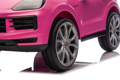 Porsche Cayenne Elbil för barn Rosa
