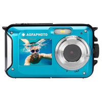 AGFAPHOTO Digital Camera WP8000 WP 24MP Blue Full HD