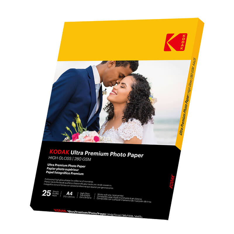 kodak-kodak-21x29-7cm-photo-paper Glossy Prem. 280/m² 25 Sheets