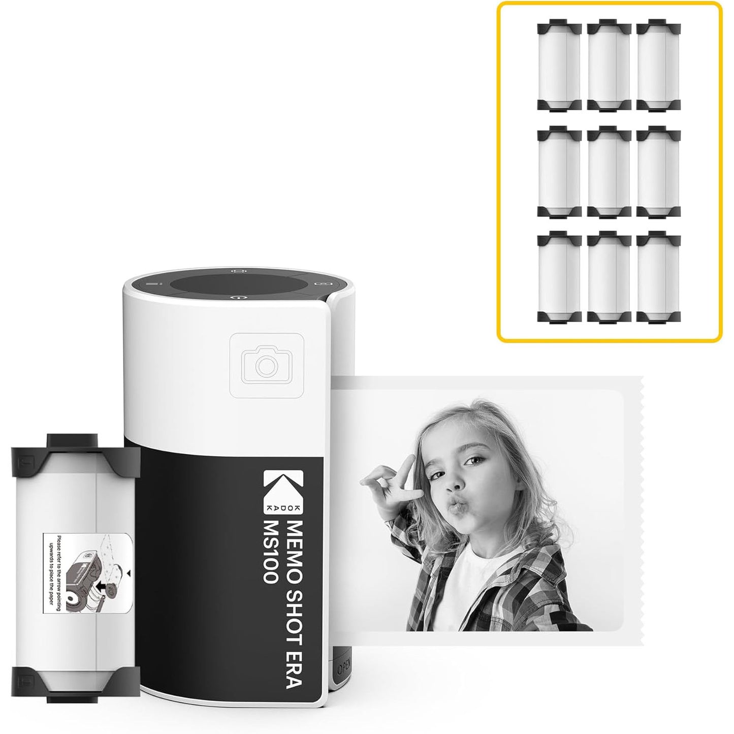 kodak-kodak-instant-camera-memo-shot MS100 White Bundle