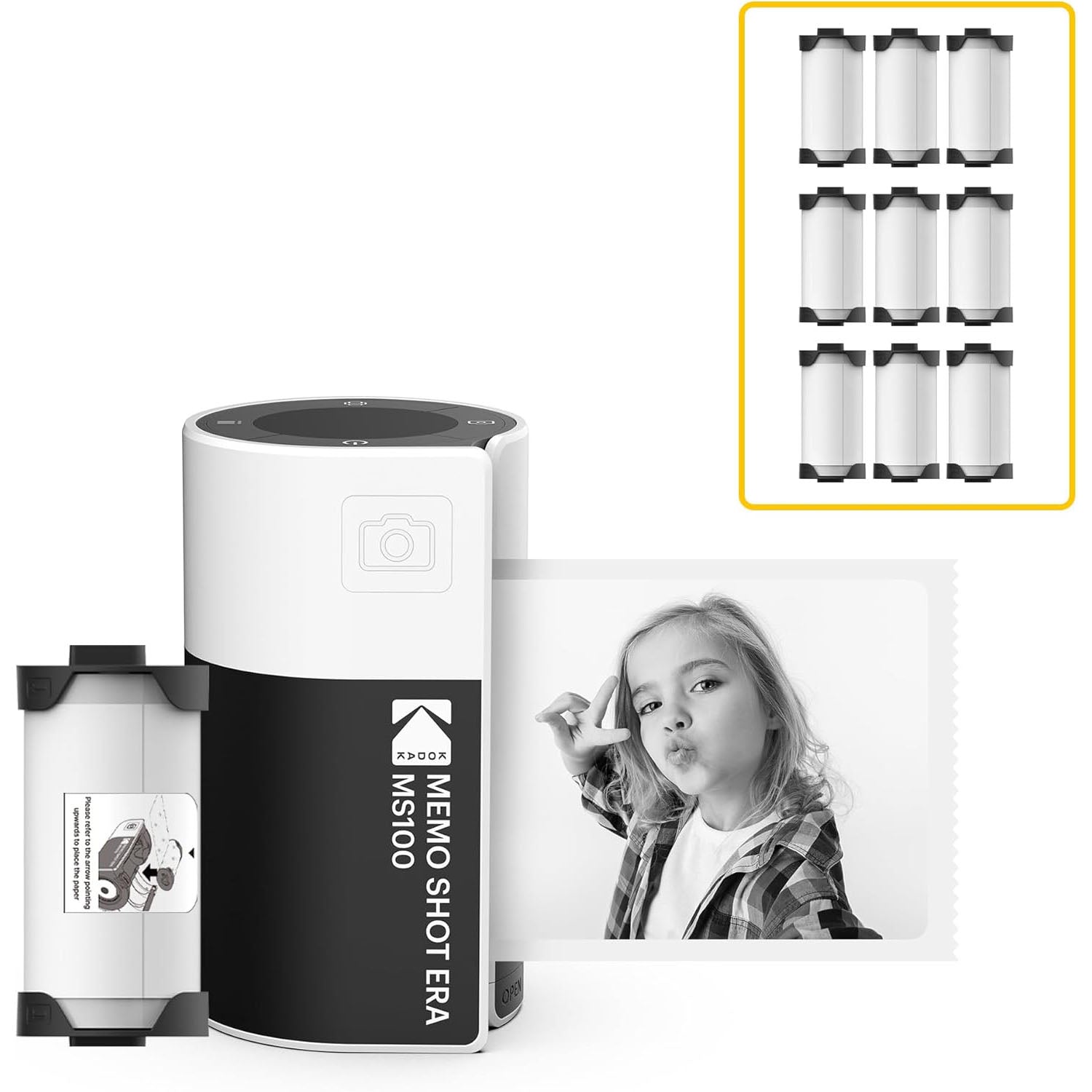 kodak-kodak-instant-camera-memo-shot MS100 White Bundle