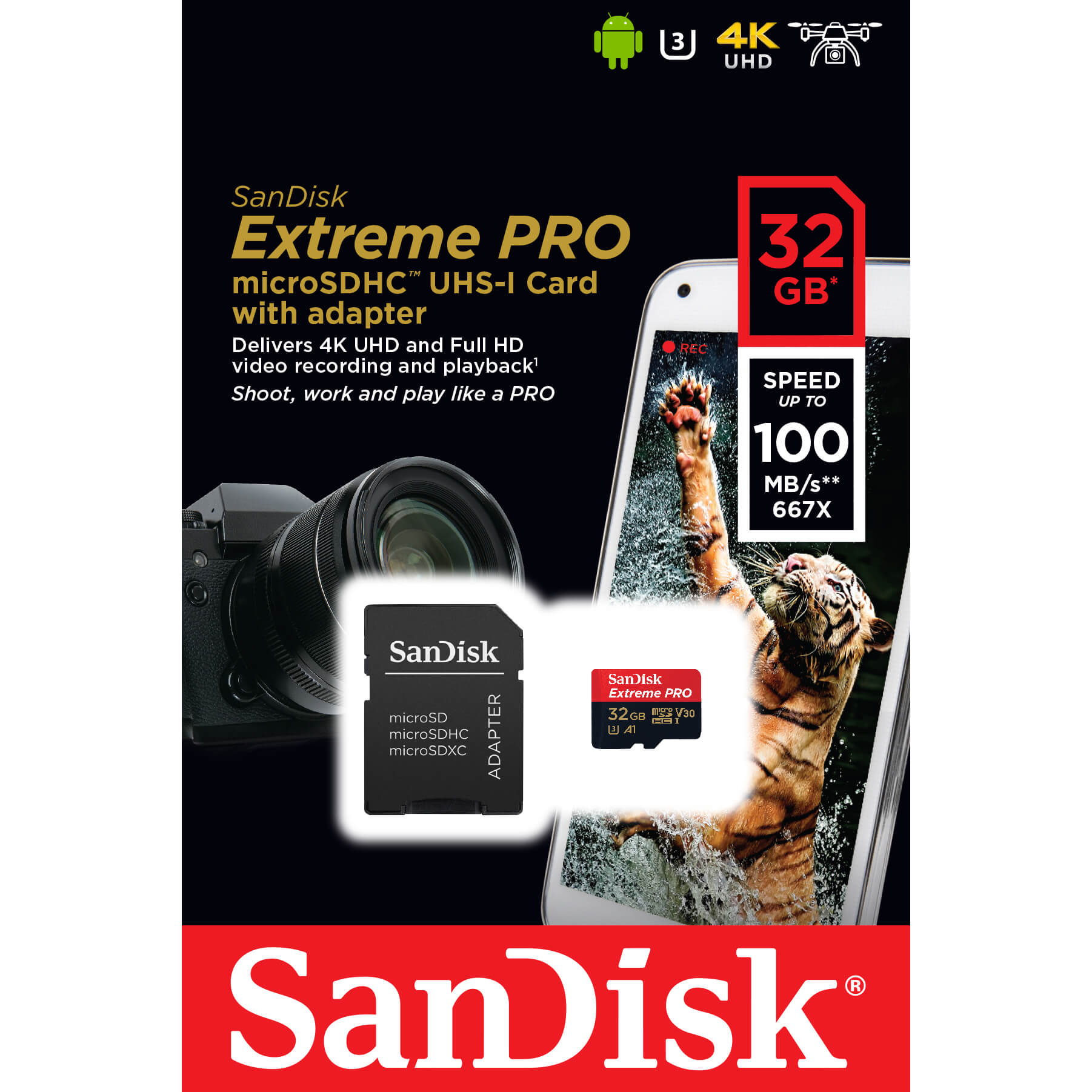 SANDISK SANDISK MicroSDHC Extreme Pro