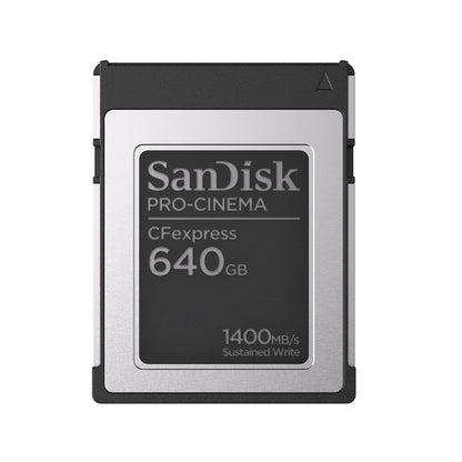 sandisk-sandisk-pro-cinema-cfexpress 640GB 1700MB/s 1500MB/s