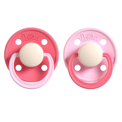 rebael-rebael-pacifier-2-pack-size-1 Hot Pearly Flamingo / Rising Pearly Lobster