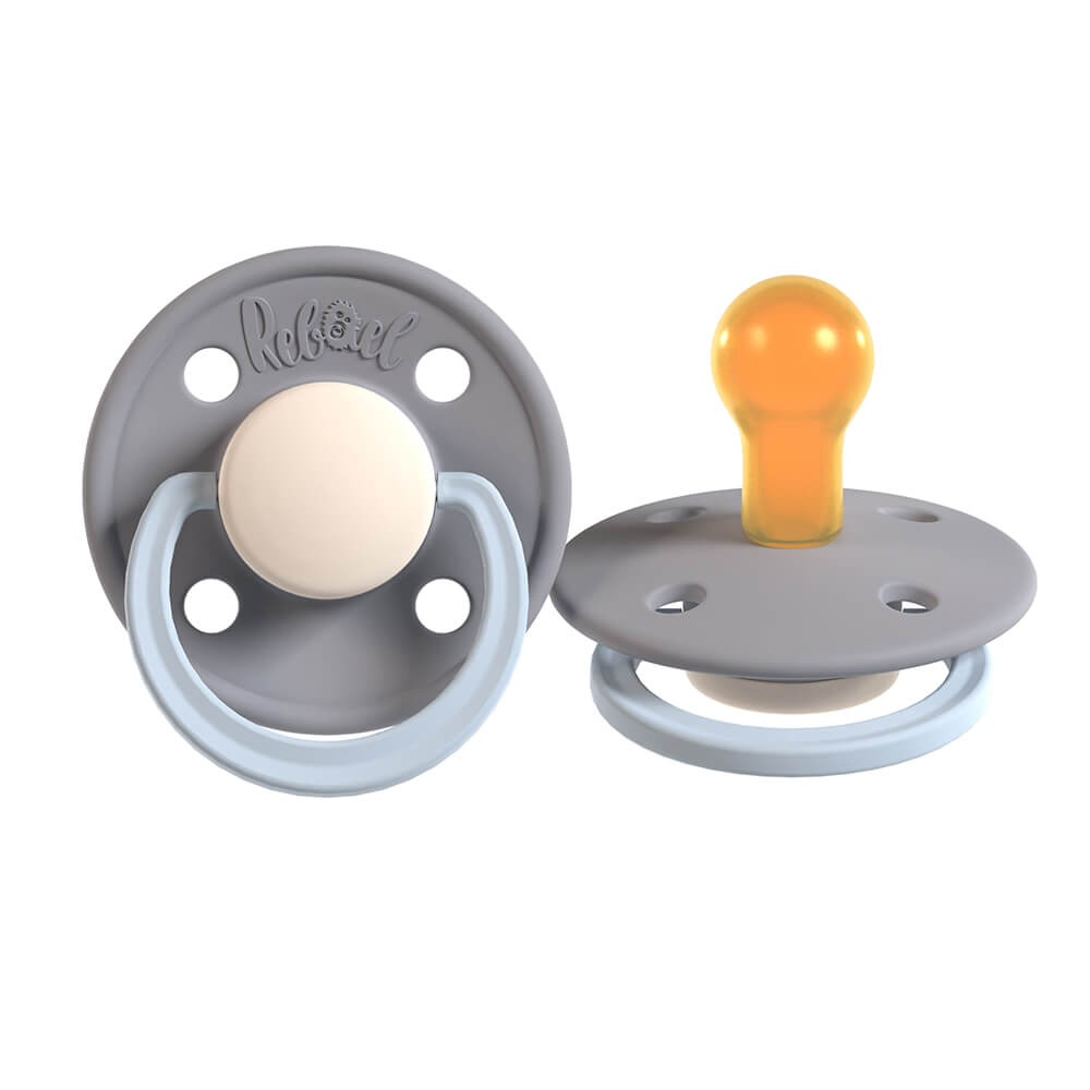rebael-rebael-pacifier-singel-size-2 Stormy Pearly Elephant