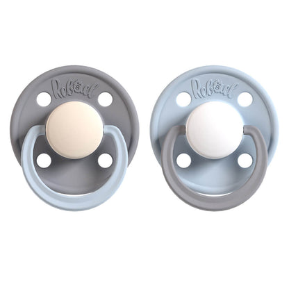 rebael-rebael-pacifier-2-pack-size-2 Stormy Pearly Elephant / Cold White Pony
