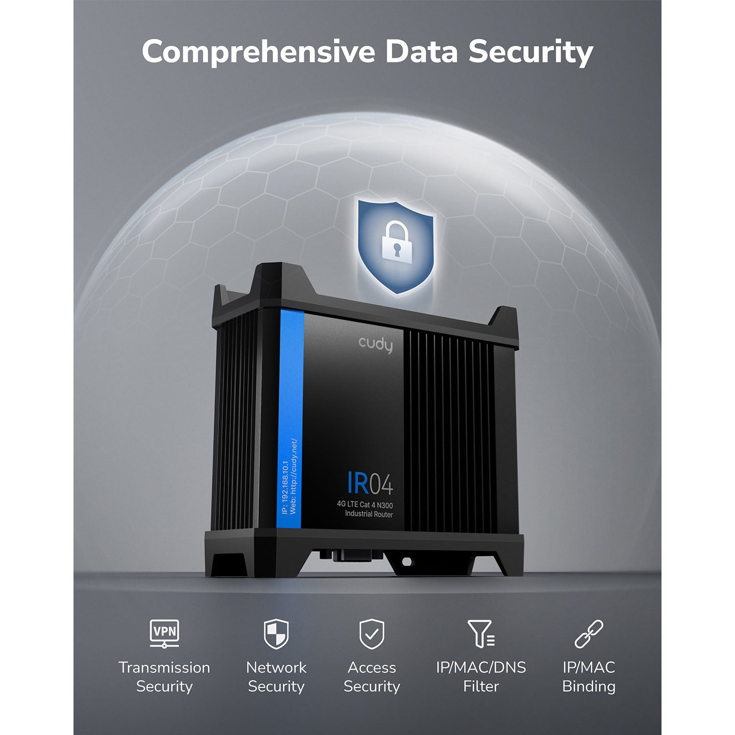 CUDY 4G Industrial Router IR04