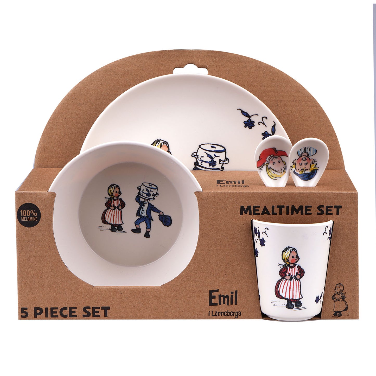 ASTRID LINDGREN ASTRID Emil Melamine 5pcs
