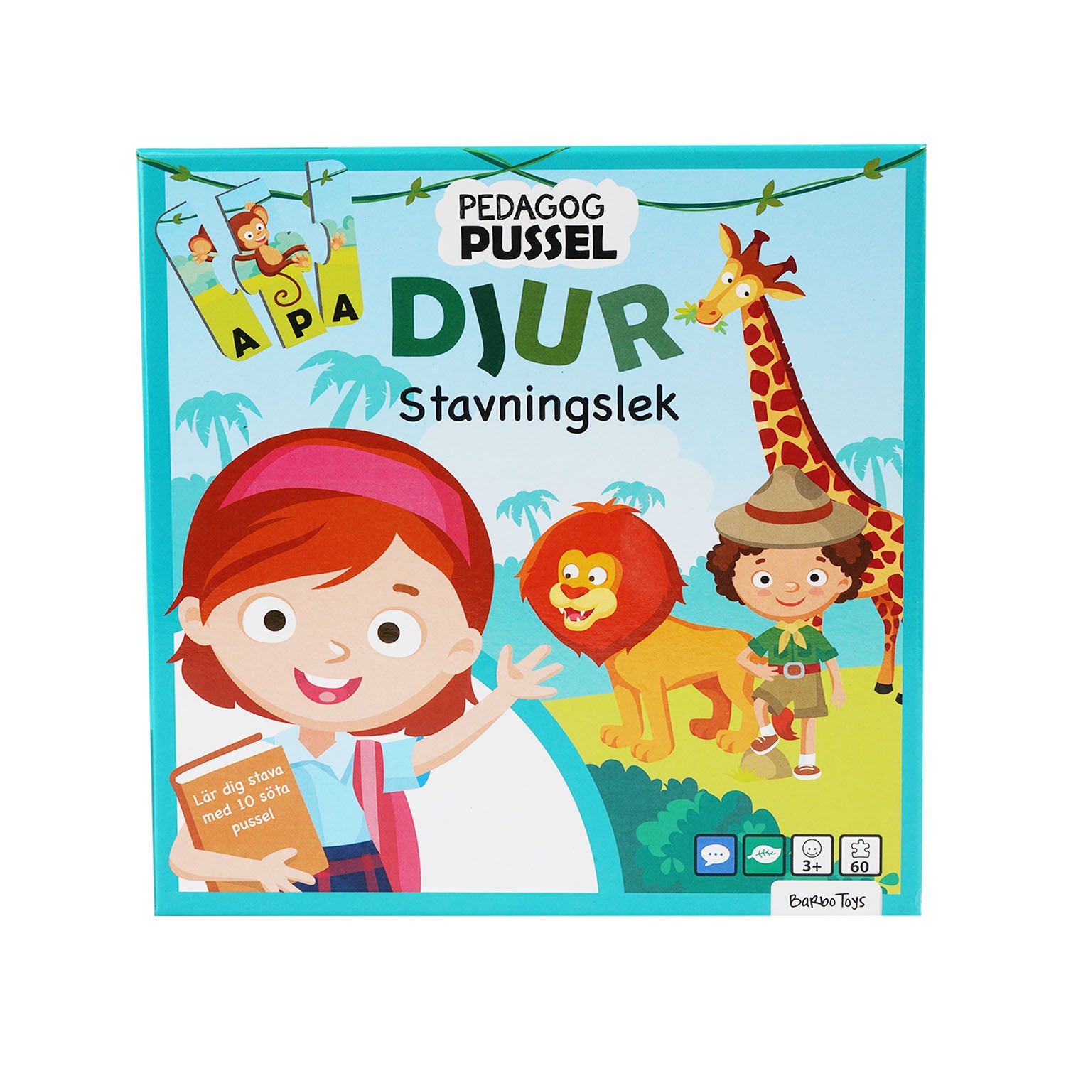 BARBO TOYS BARBO Puzzle Pedagog Djur