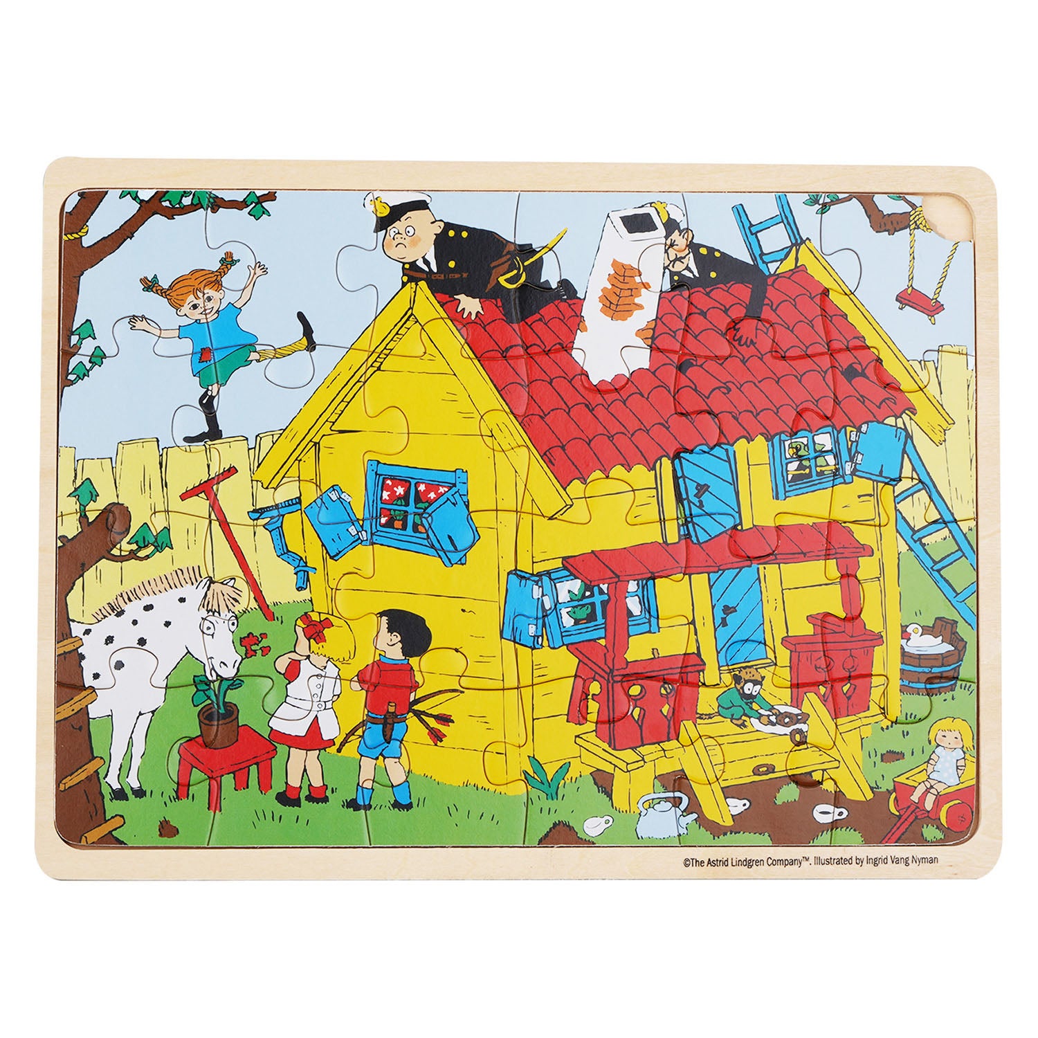 ASTRID LINDGREN ASTRID Pippi Wooden Framed 24pcs