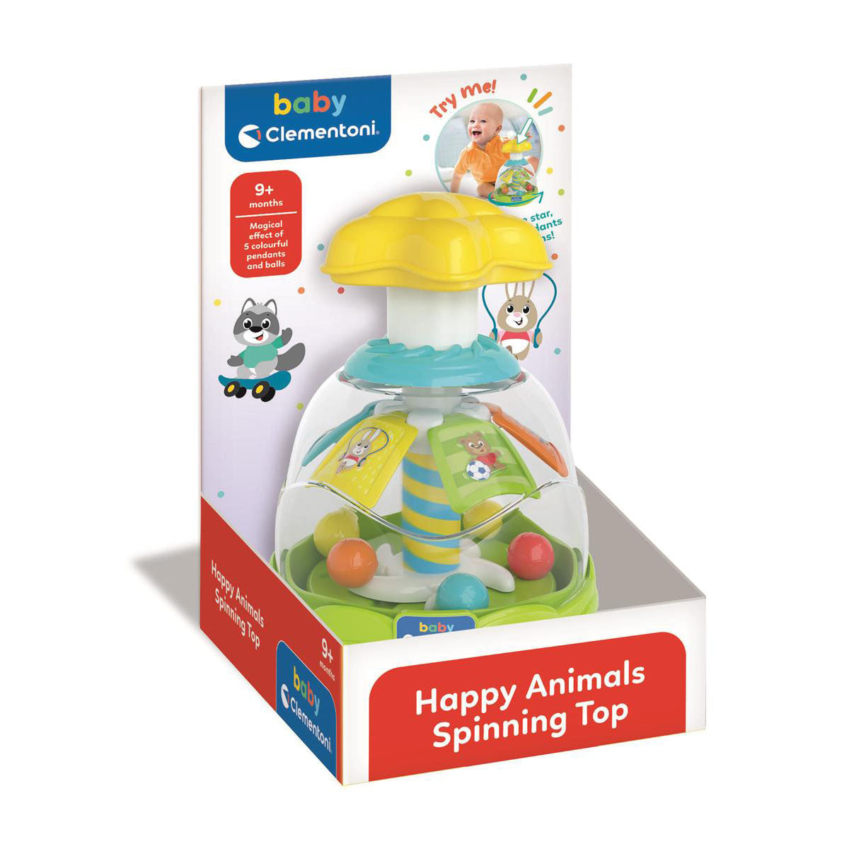 CLEMENTONI Animal Spinny Top
