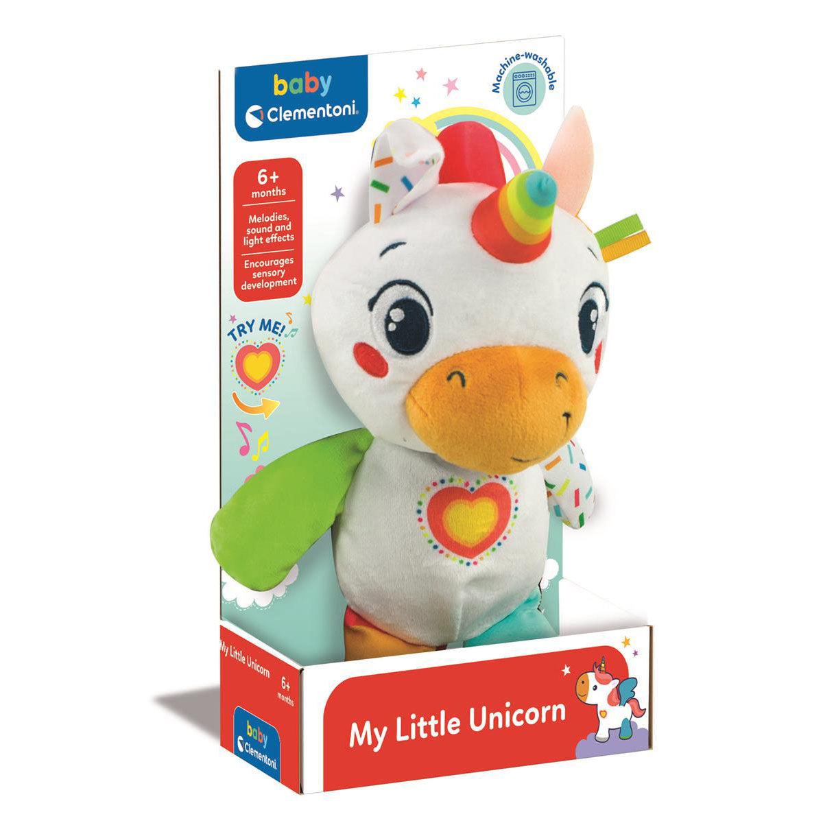 CLEMENTONI Baby Unicorn Plush