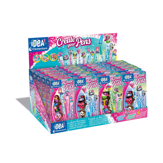 CLEMENTONI Idea! Create Your Pens 24pcs -Asst CDU