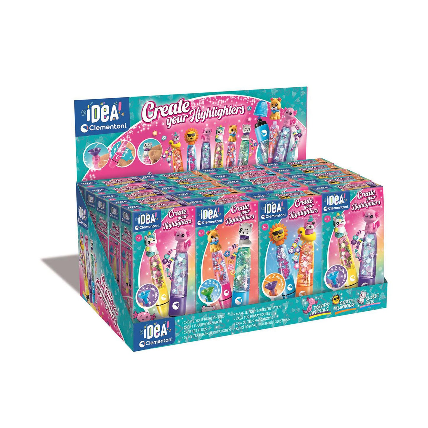 CLEMENTONI Idea! Create Your Highlighters -Asst CDU
