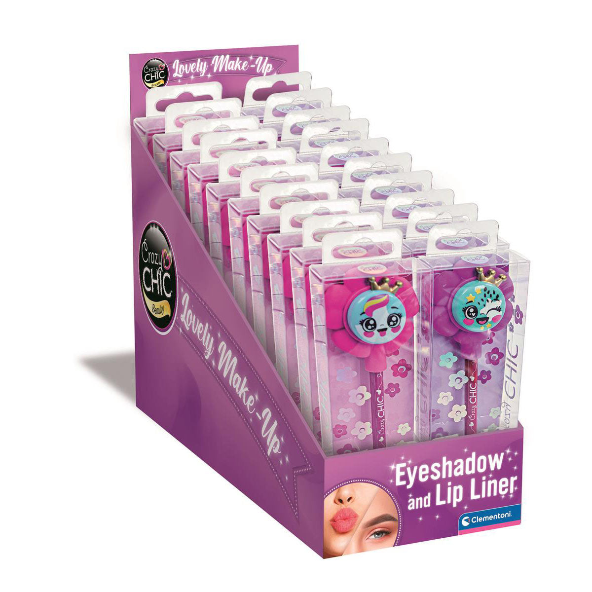 clementoni-clementoni-crazy-chic-eye Shadow Flowers 20pcs -Asst CDU