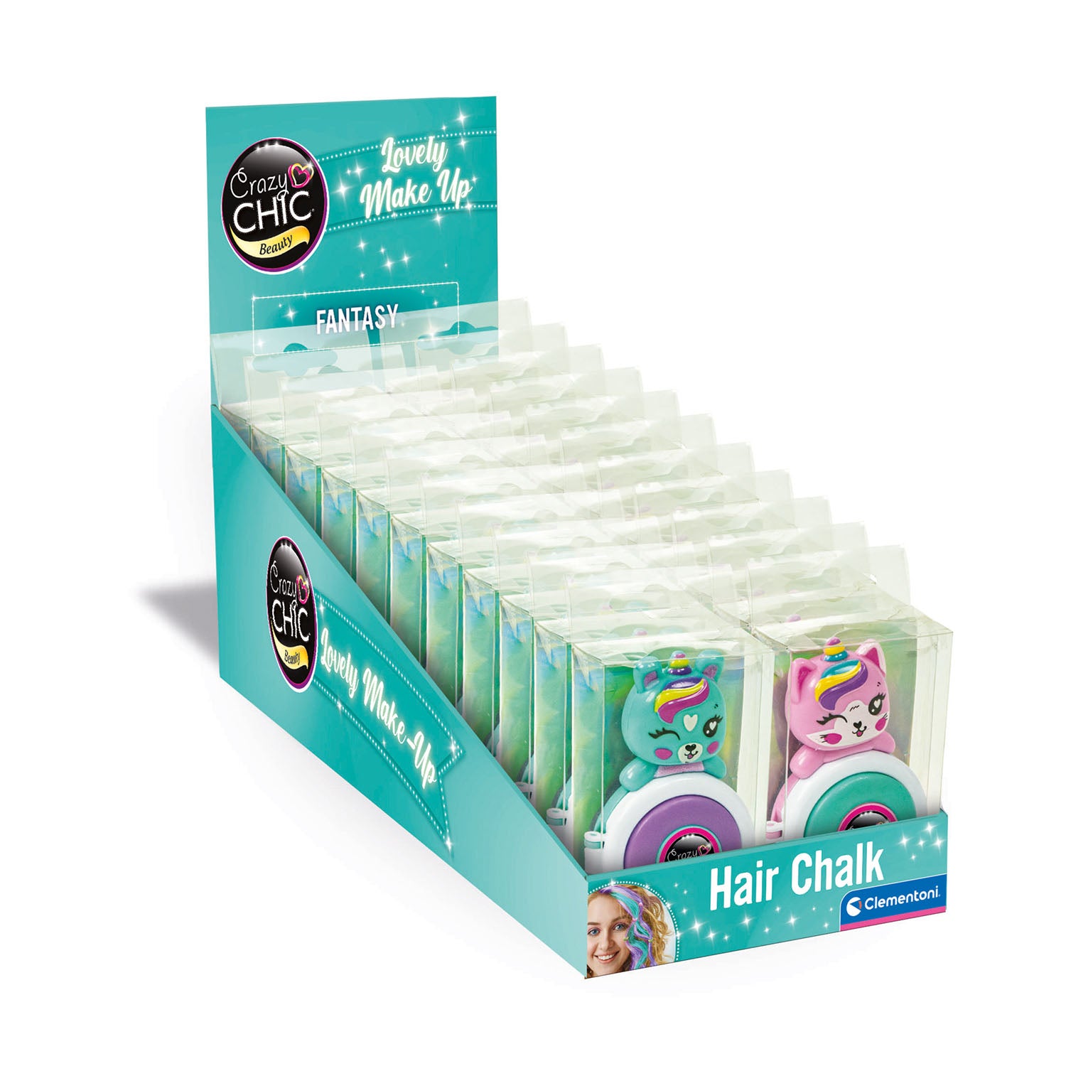 clementoni-clementoni-crazy-chic-lovely Hair Chalk 1 22pcs -Asst CDU